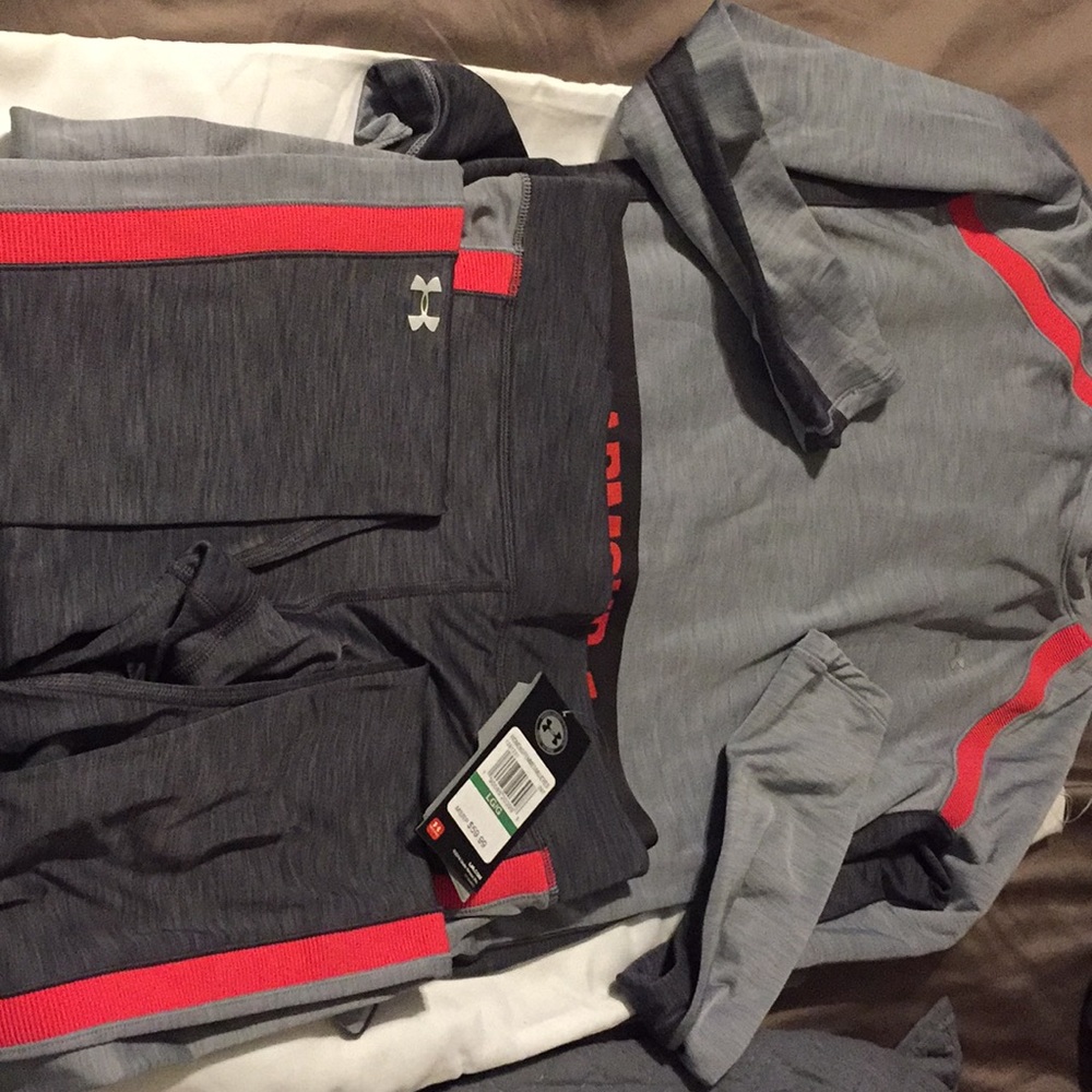Under Armour shirt and leggings
